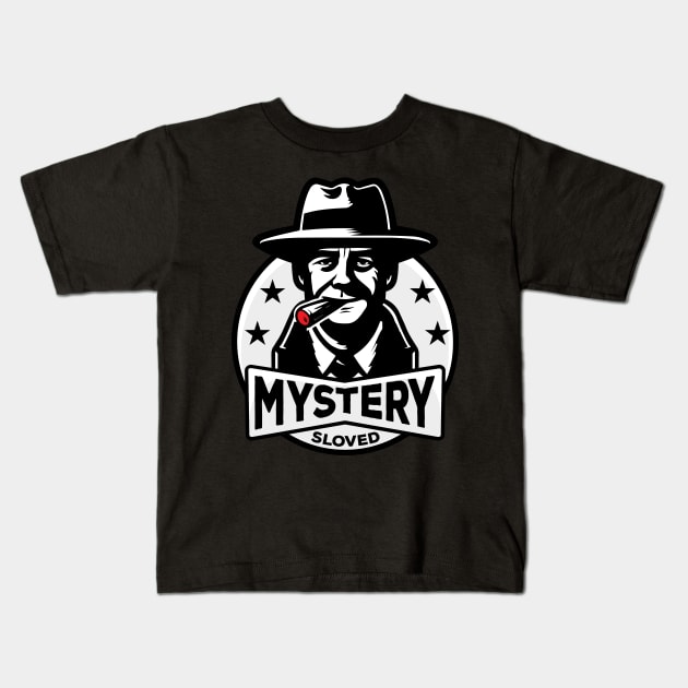 Spy Detective Mystery design Kids T-Shirt by GrafiqueDynasty